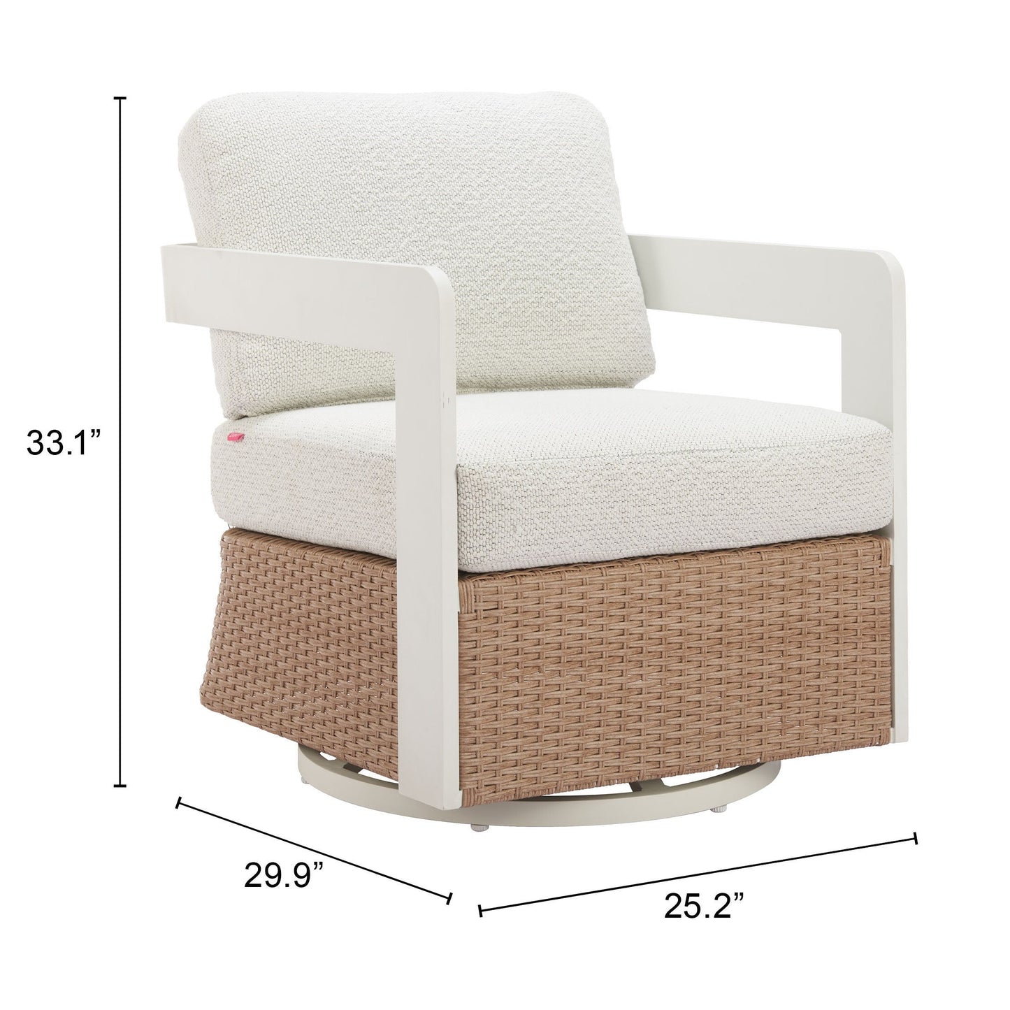 Aldwick Outdoor Swivel Chair stamps-home-furniture