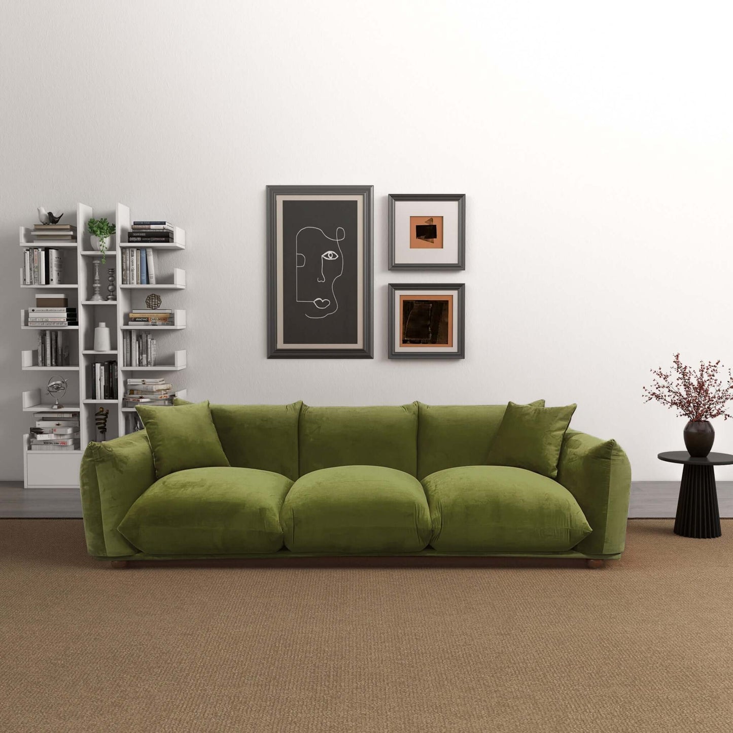 Calla Velvet Sofa