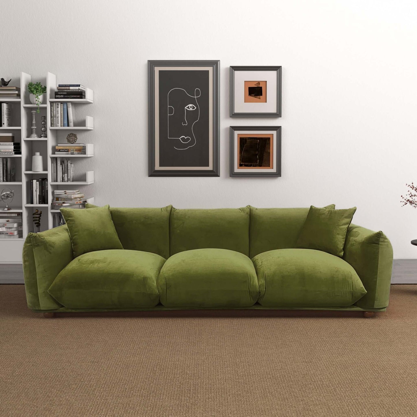 Calla Velvet Sofa