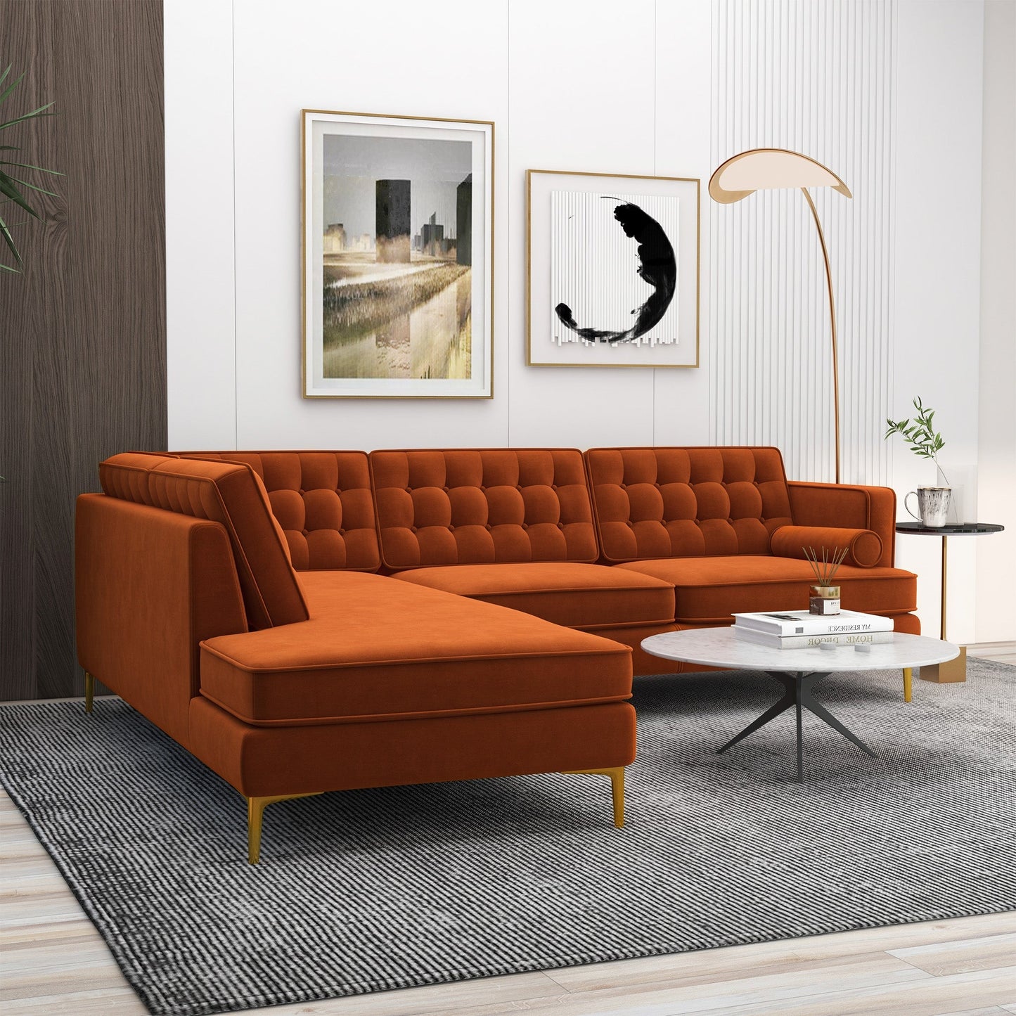 Caius Left-Facing Sectional Sofa