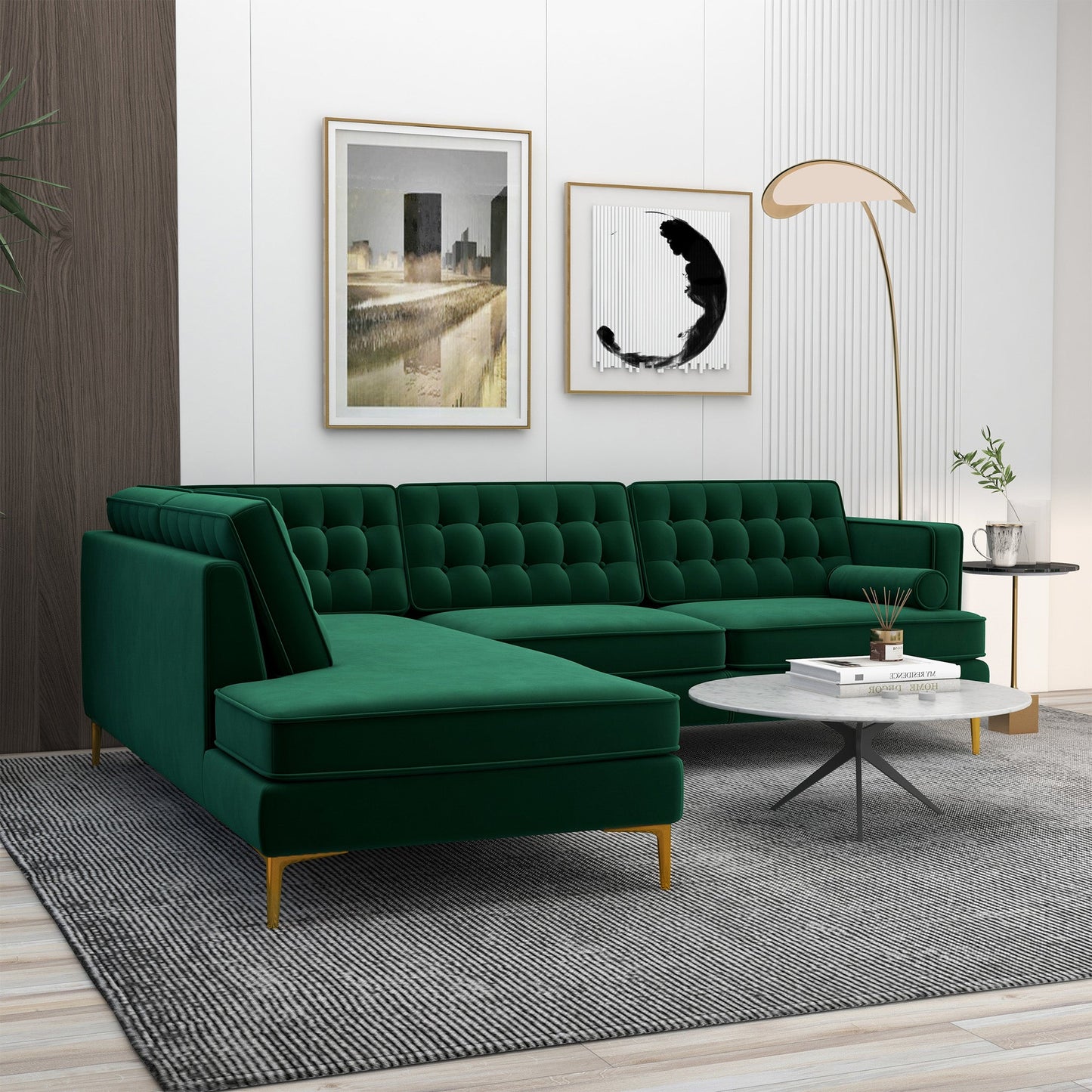 Caius Left-Facing Sectional Sofa