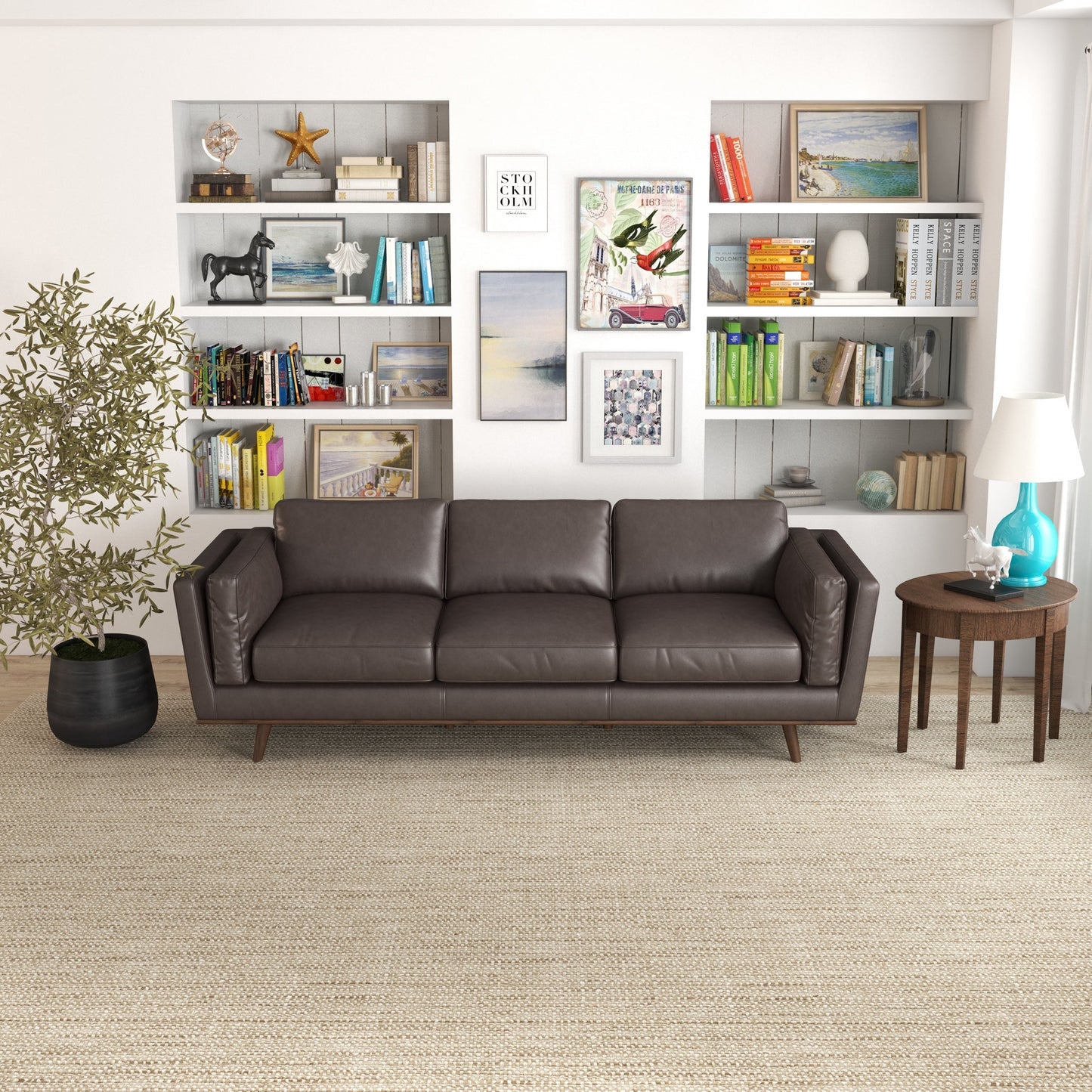 Aurelia Leather Sofa