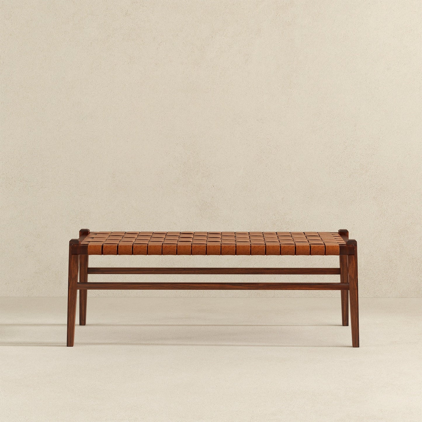 Zanaris Leather Bench