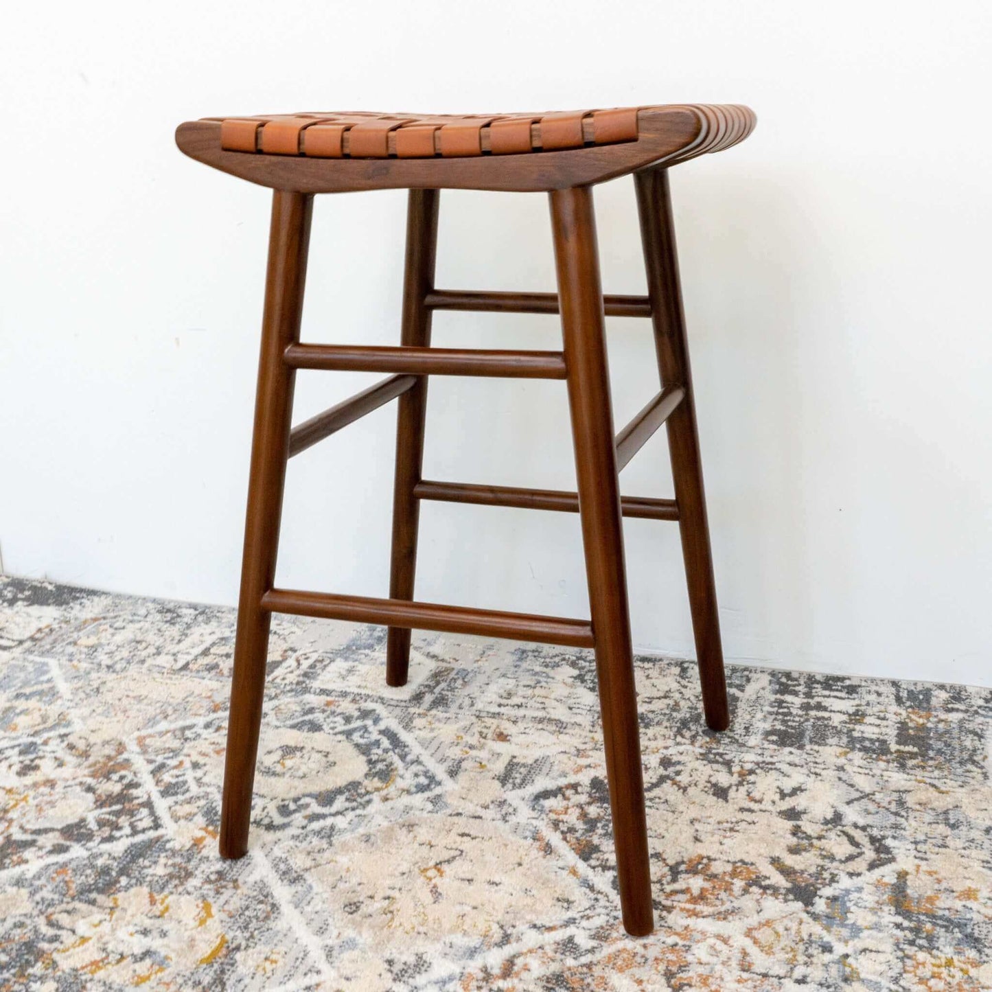 Grantham 30" Leather Stool
