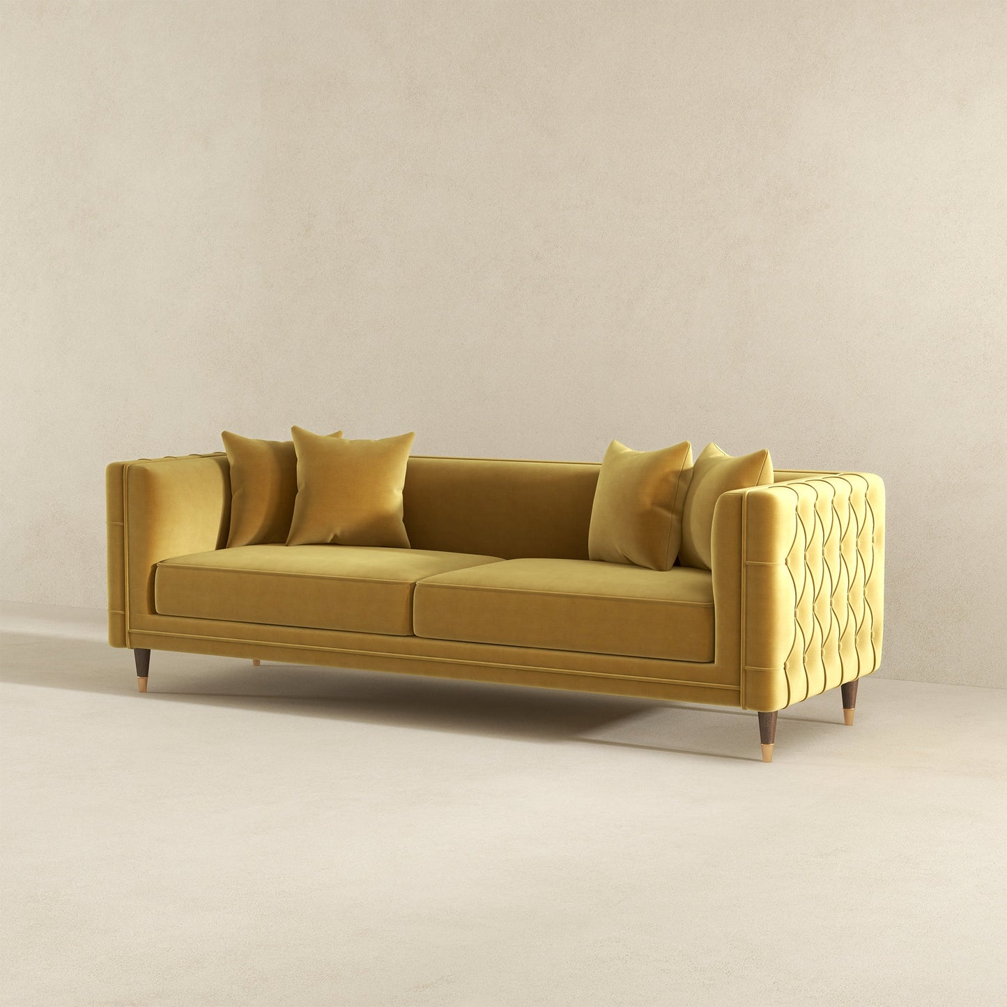 Zorina Velvet Sofa