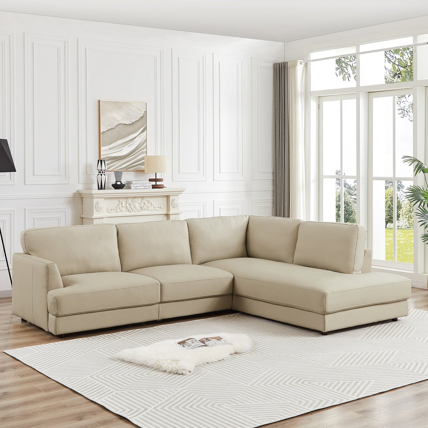Glander Right-Facing Sectional Sofa