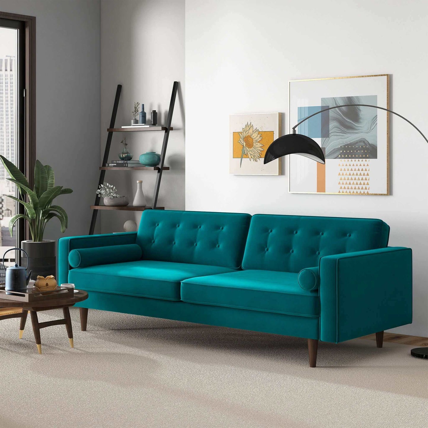 Bellamy Velvet Sofa