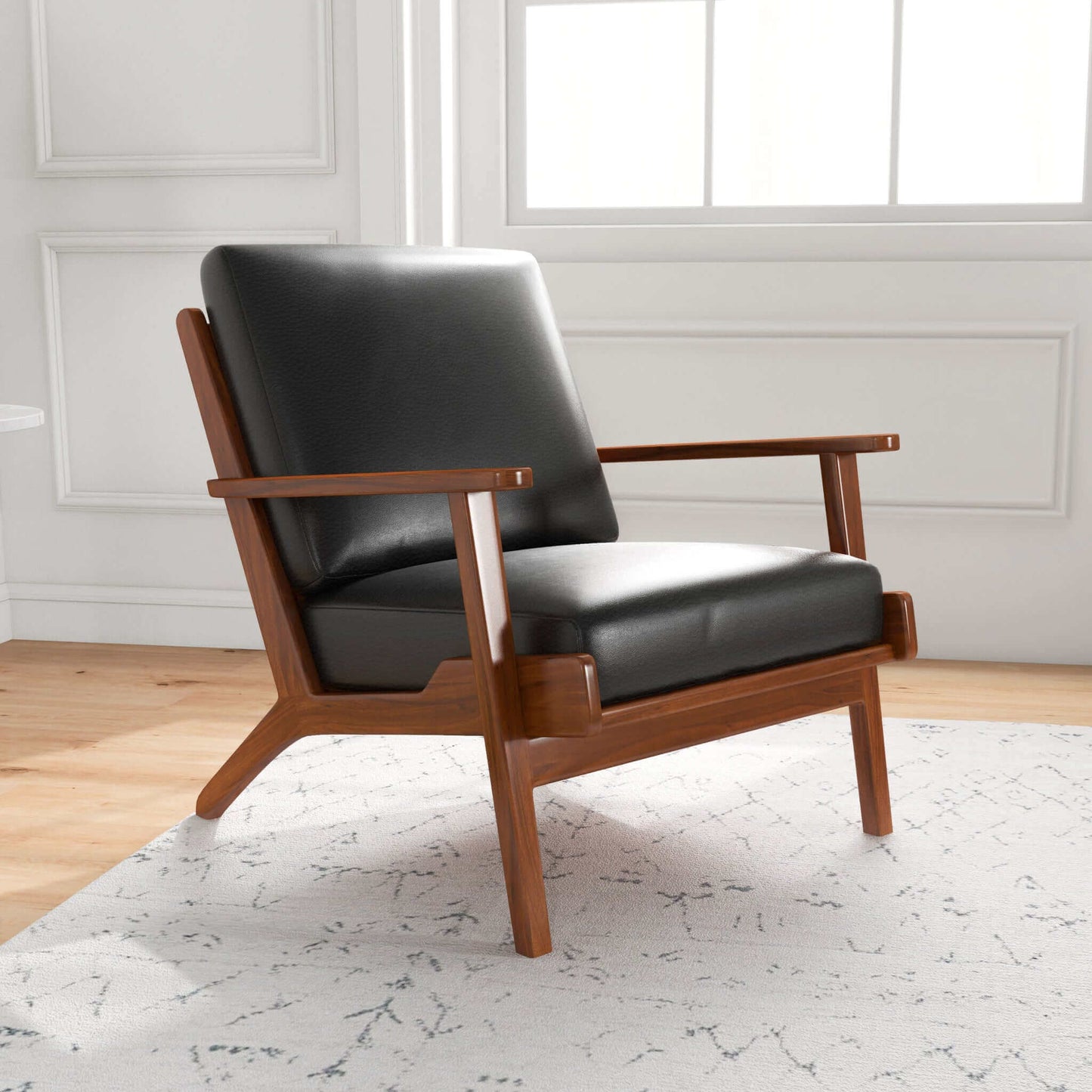Calista Leather Lounge Chair