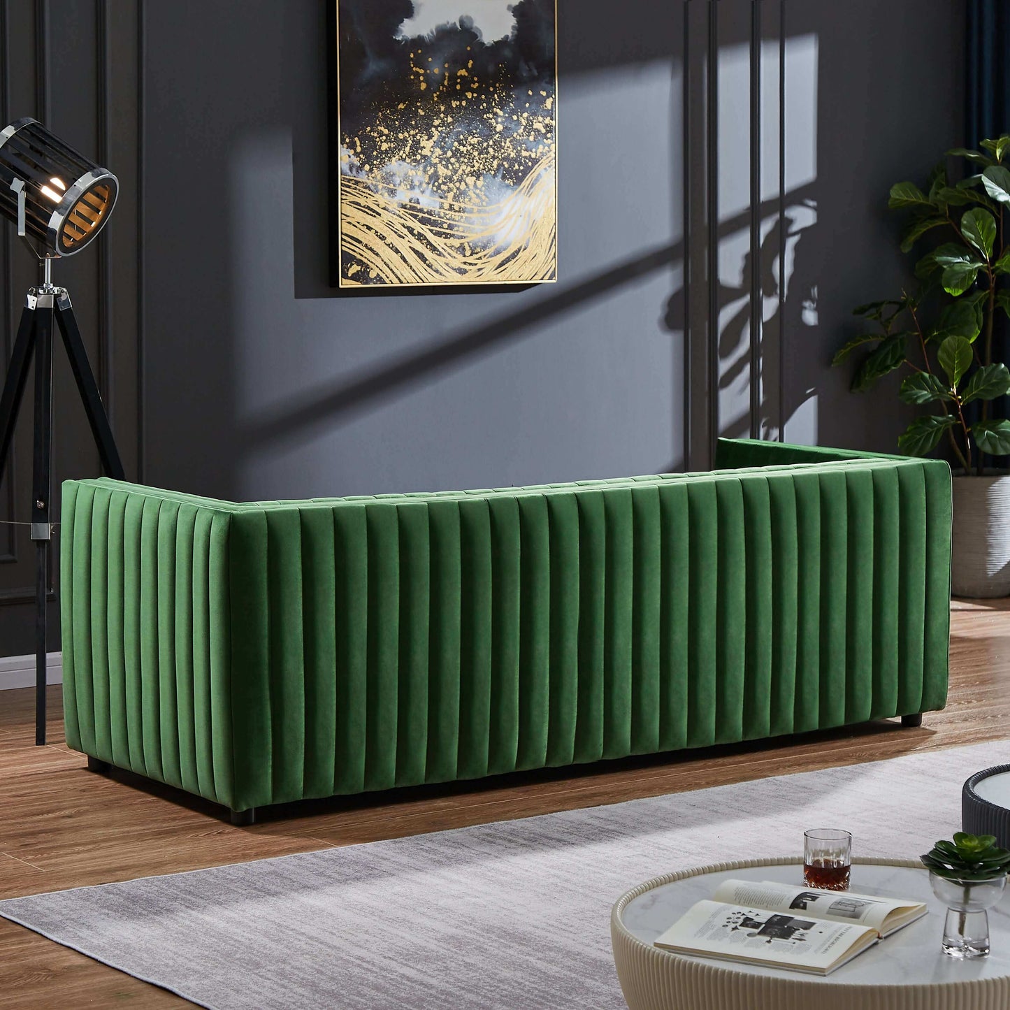 Magnus Velvet Sofa