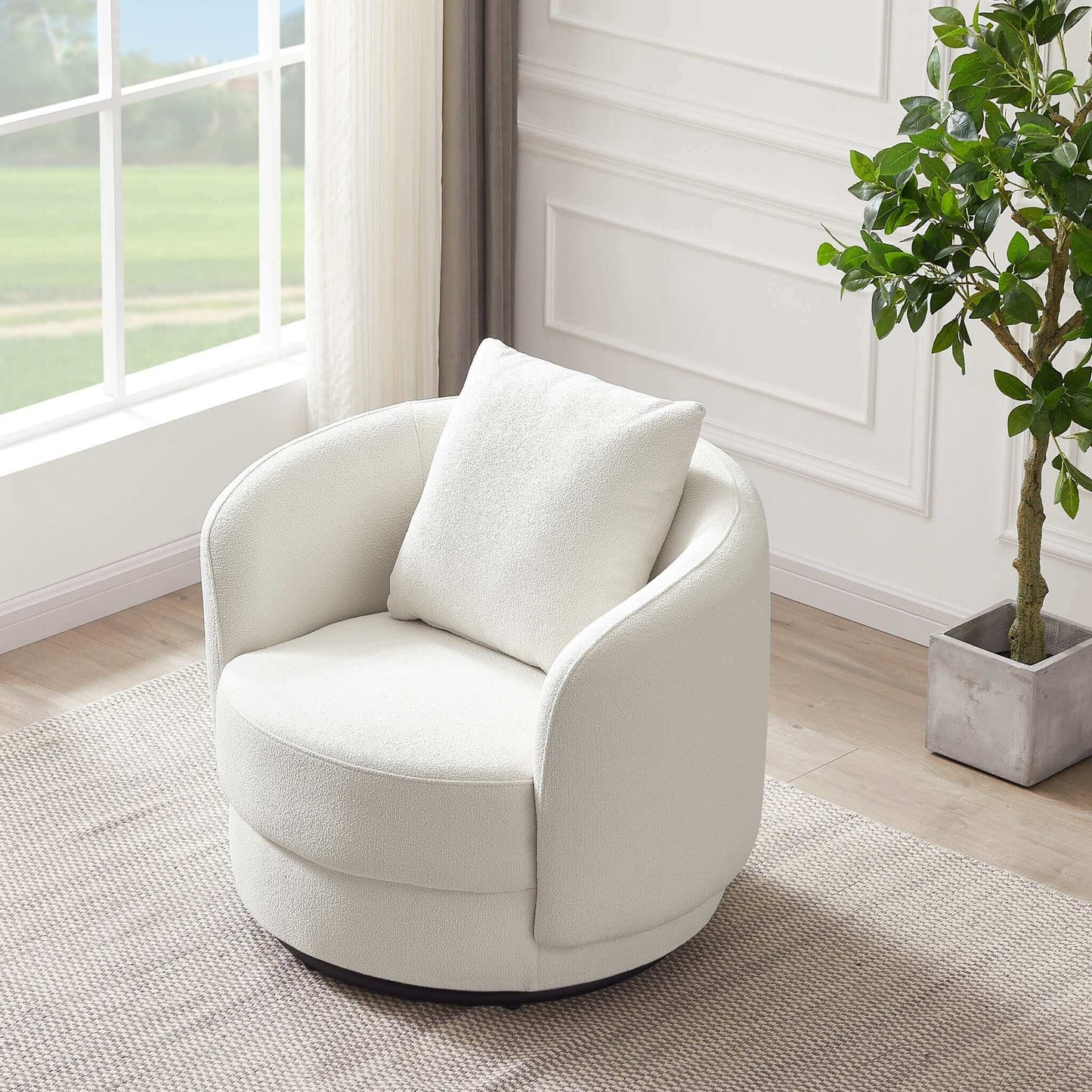 Veridian Boucle Lounge Chair