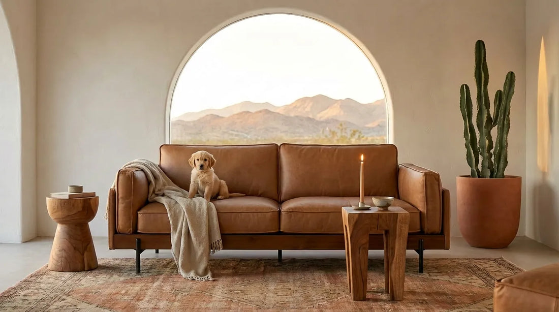 Can You Have a Leather Sofa with Pets? Tips for Pet-Friendly Leather Furniture