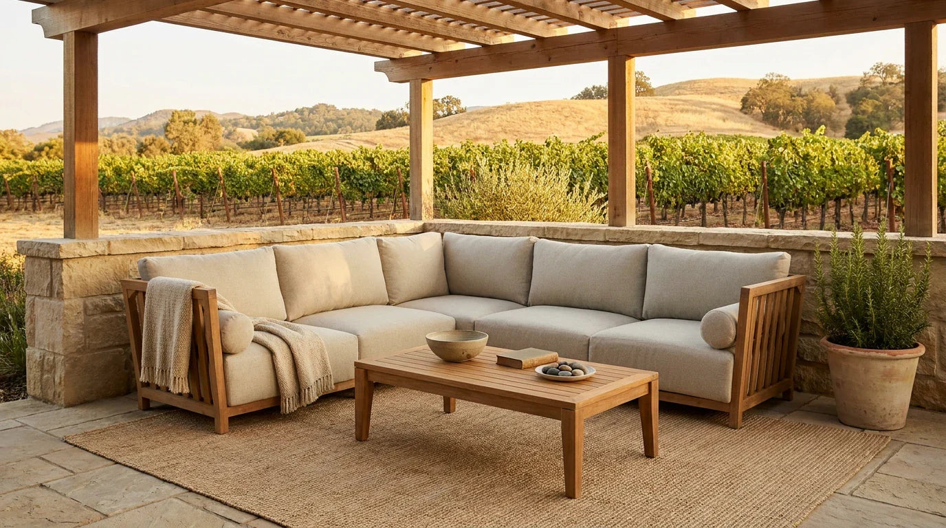 Outdoor Sectional Buying Guide: Sizing and Materials
