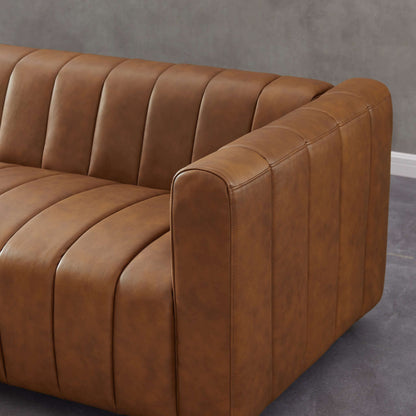 Elrosa Leather Sofa