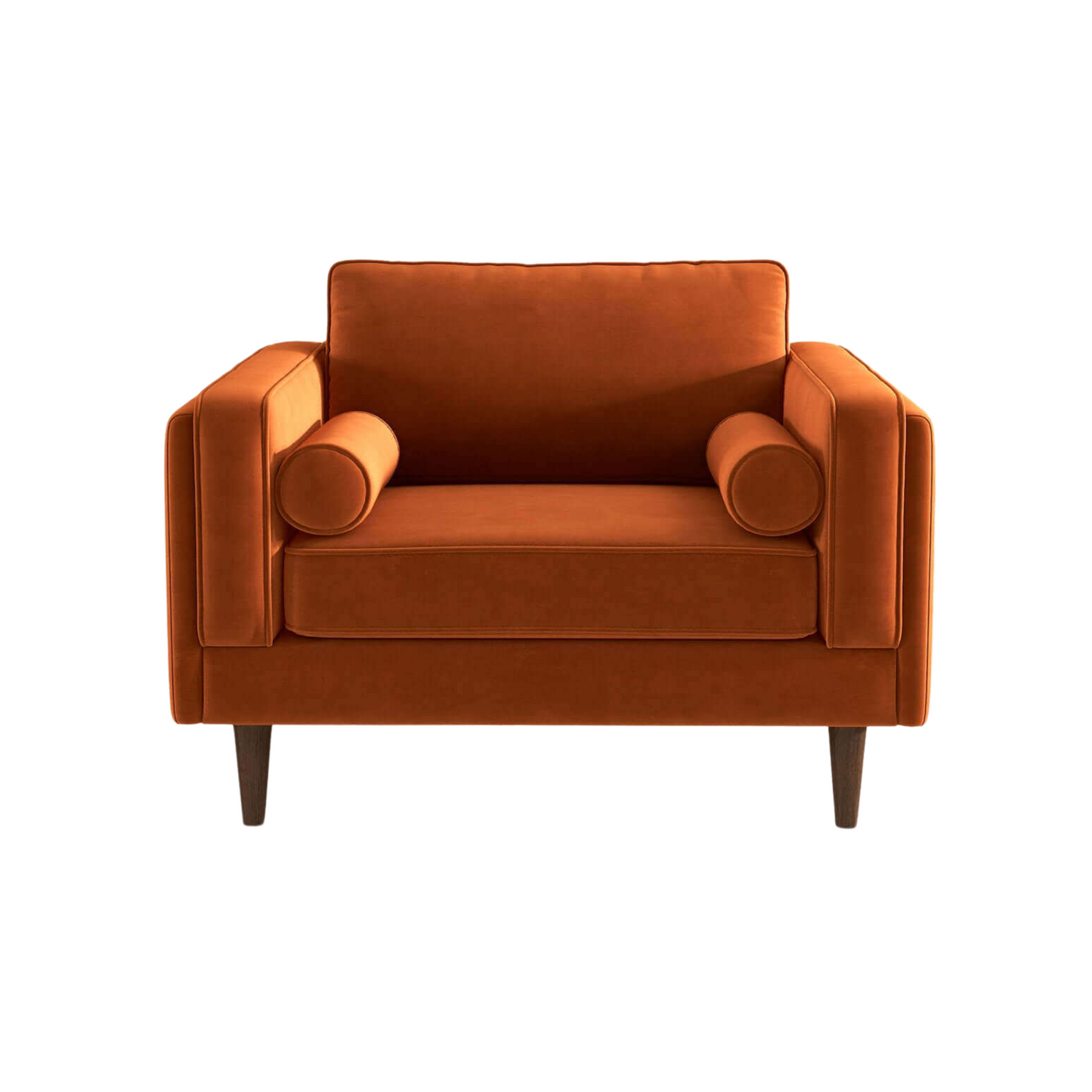 Amber Velvet Lounge Chair