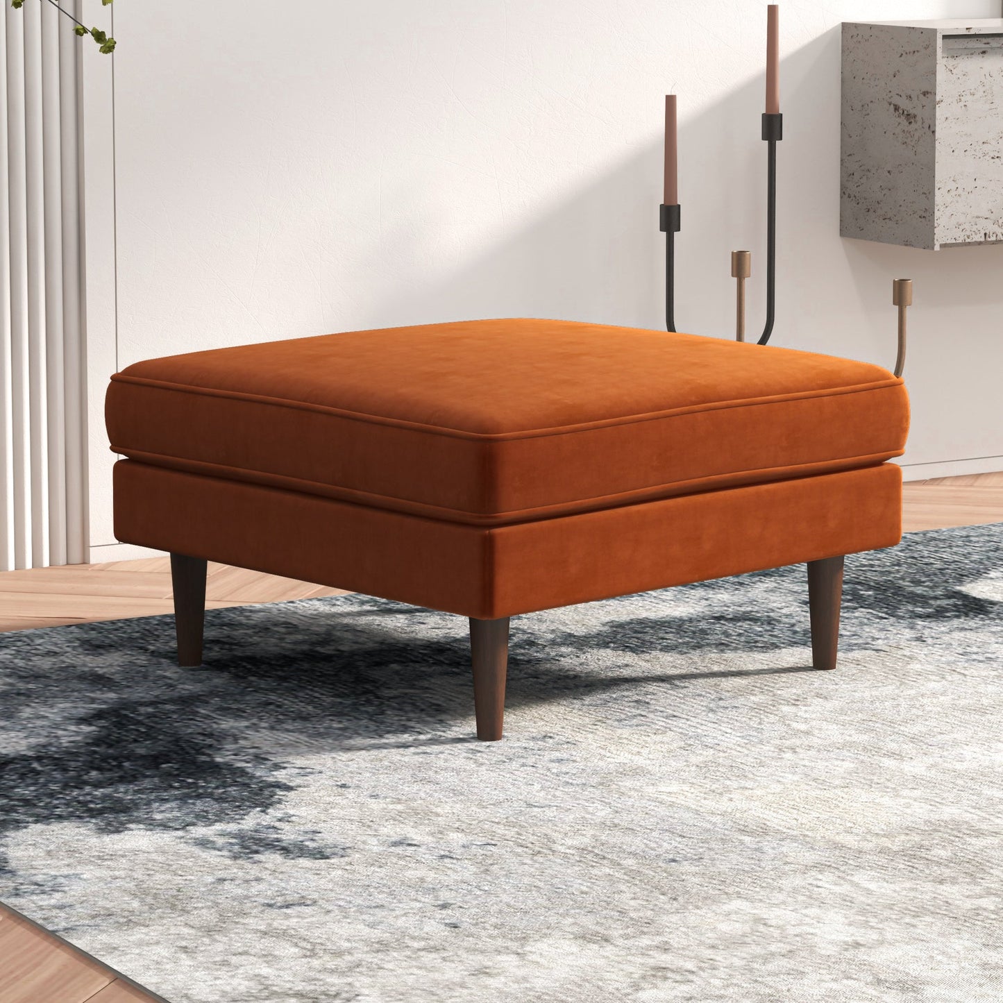 Amber Ottoman