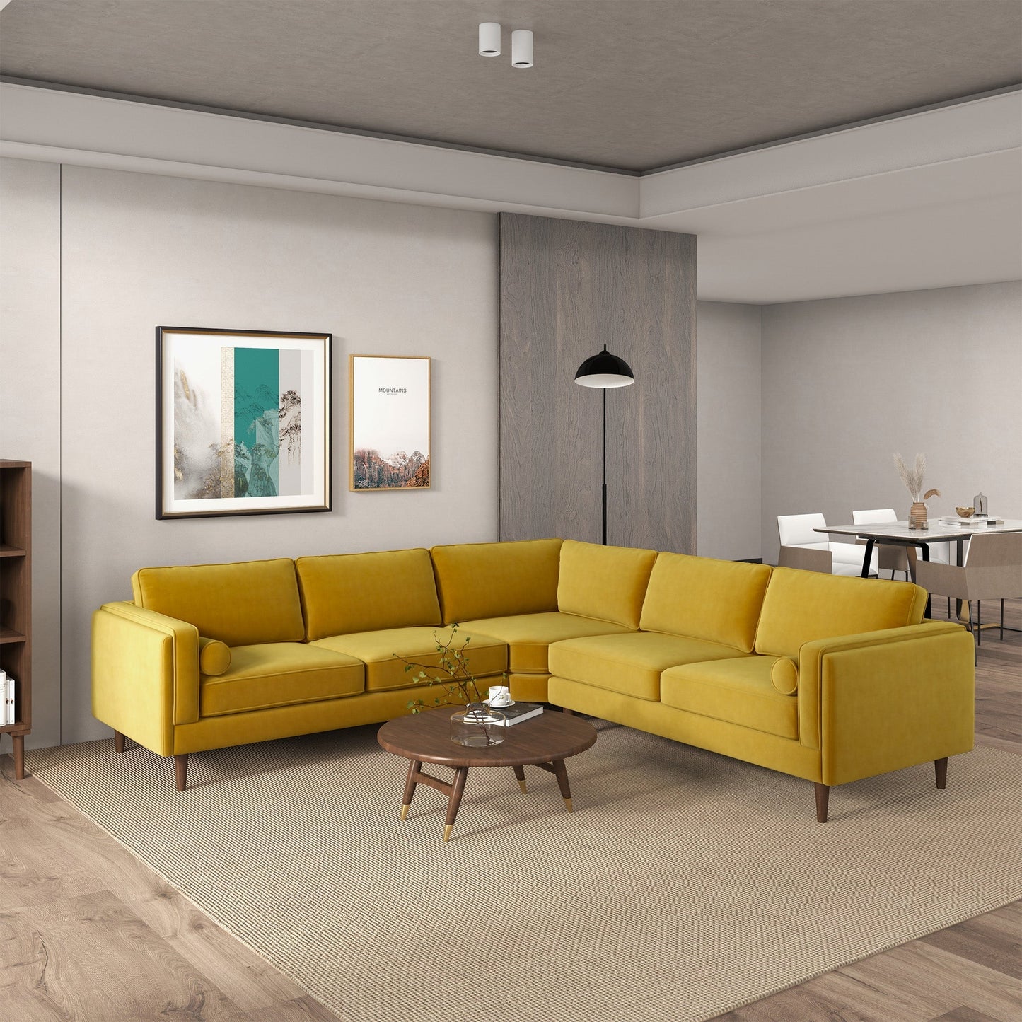 Amber Corner Sectional Sofa