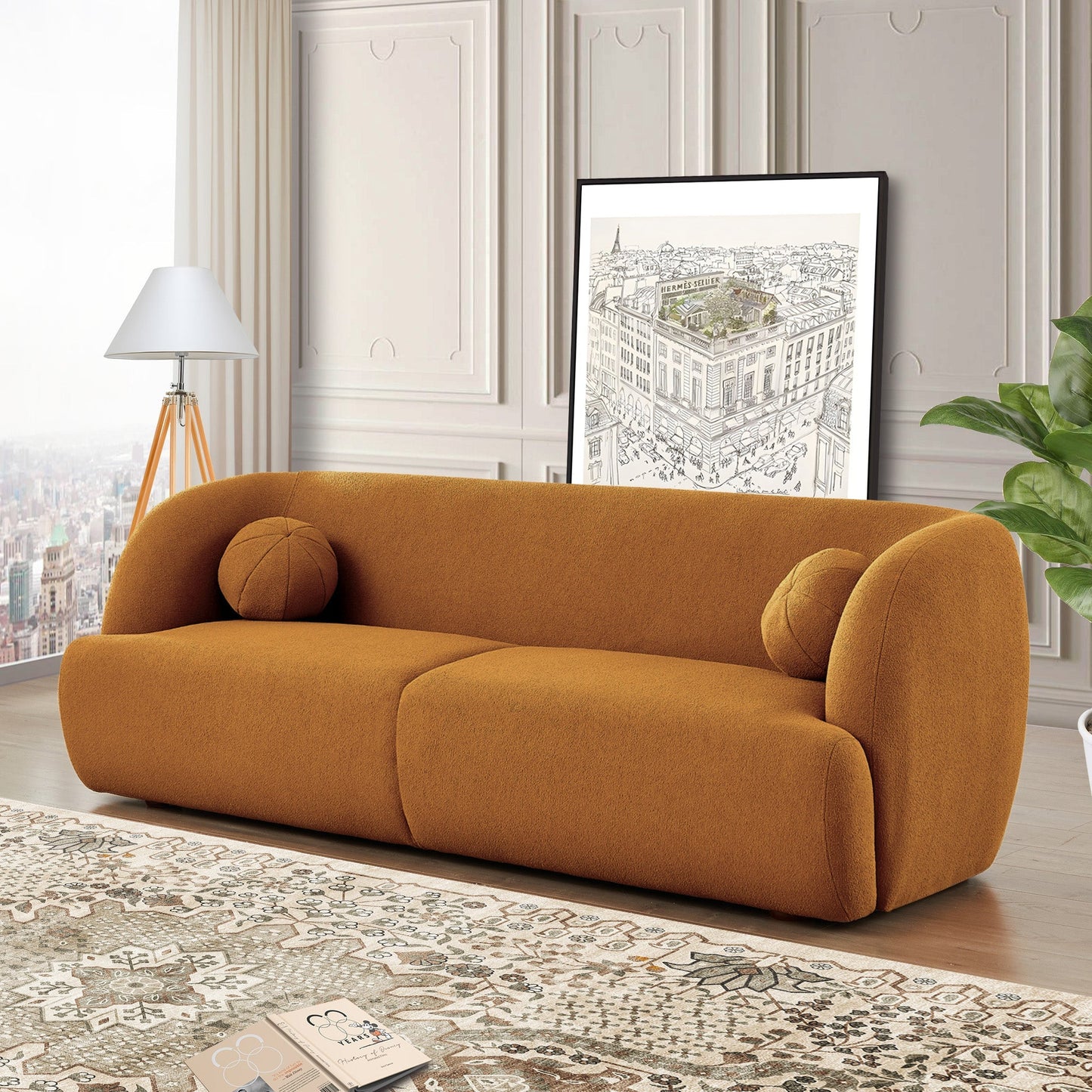 Sylas French Boucle Sofa