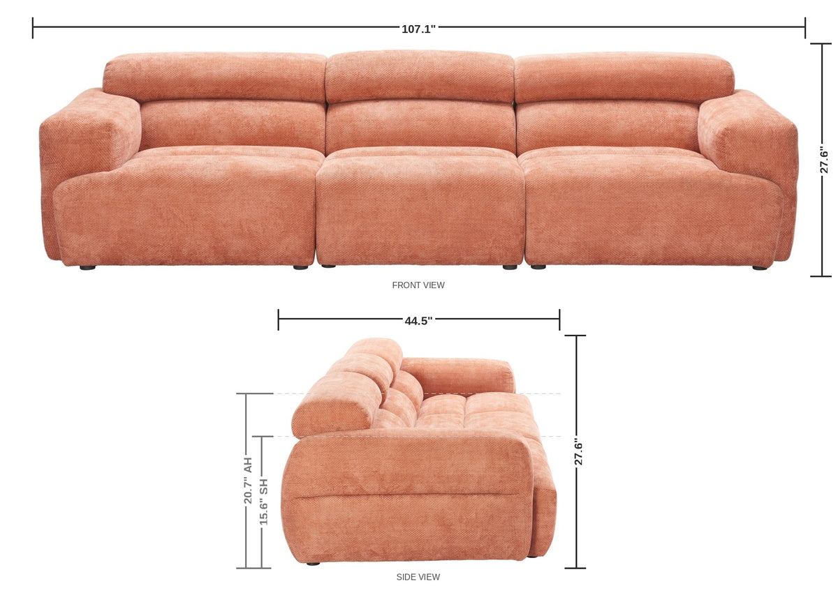 Ashcroft Modular Sectional — dimensions