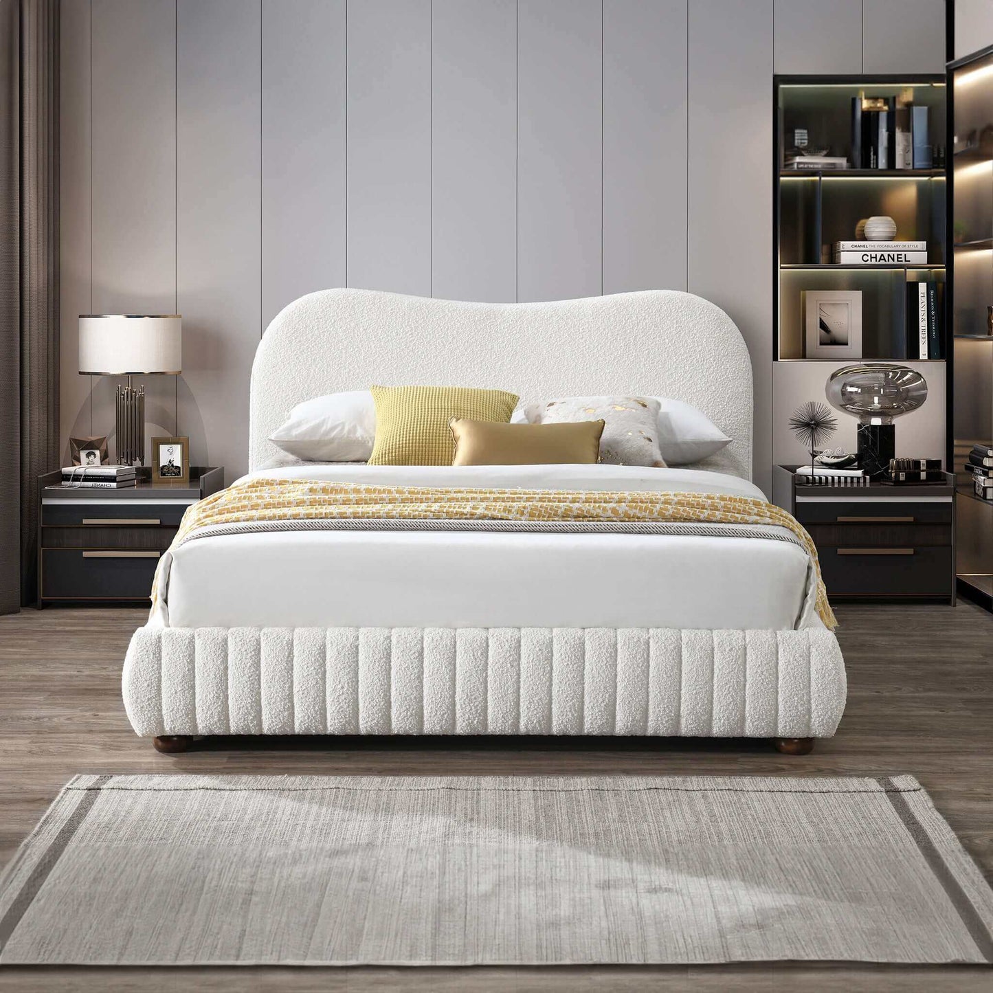 Joliette Boucle Bed