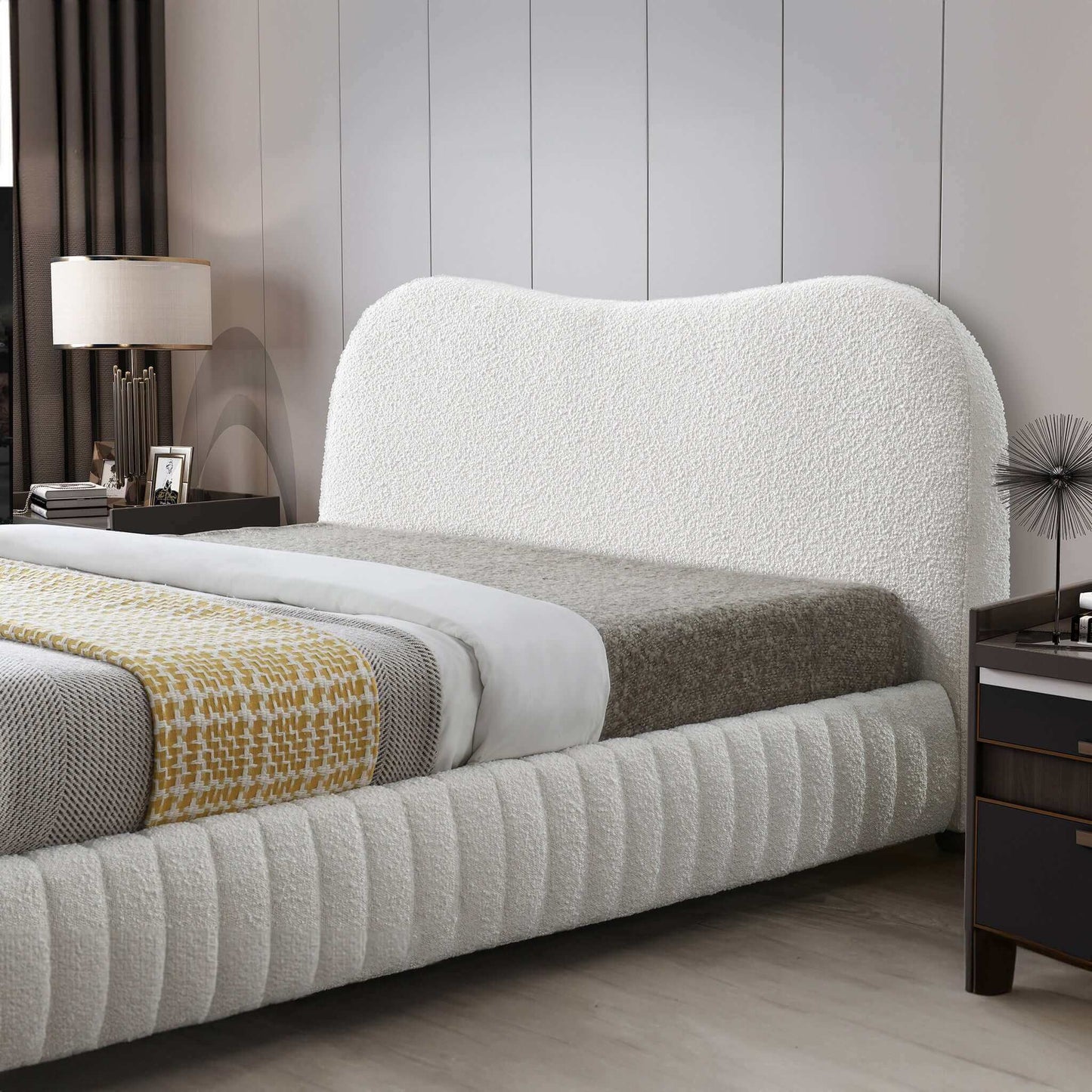 Joliette Boucle Bed