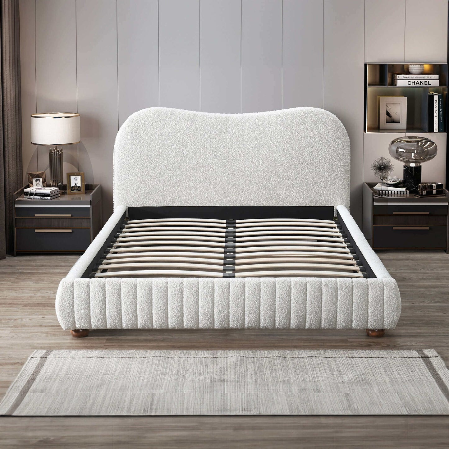 Joliette Boucle Bed