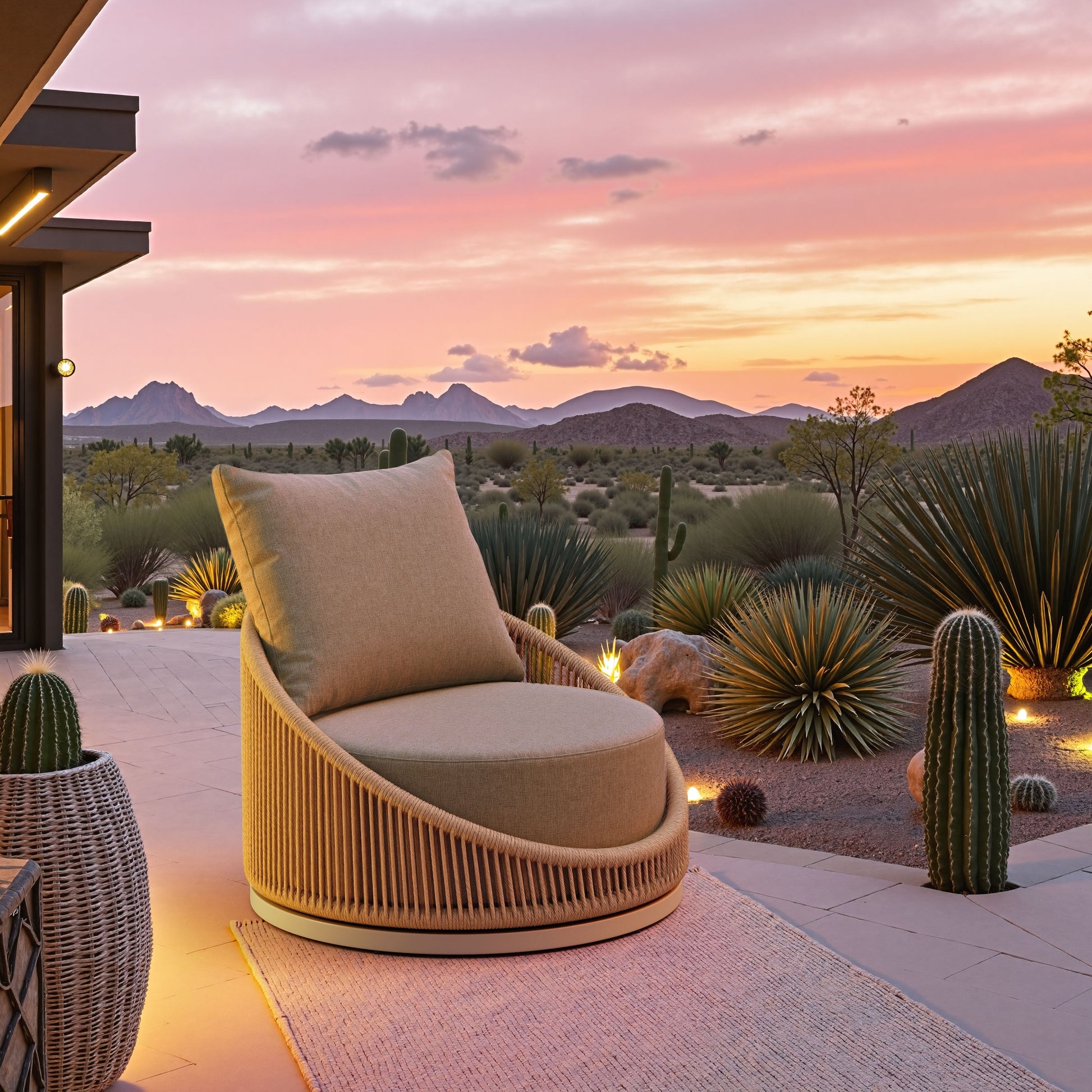 Bayshore Outdoor Swivel Chair stamps-home-furniture