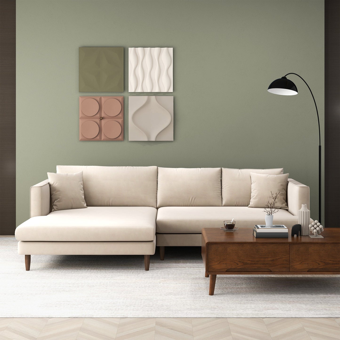 Lucian Left-Facing Sectional Sofa