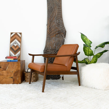 Marigold Leather Lounge Chair