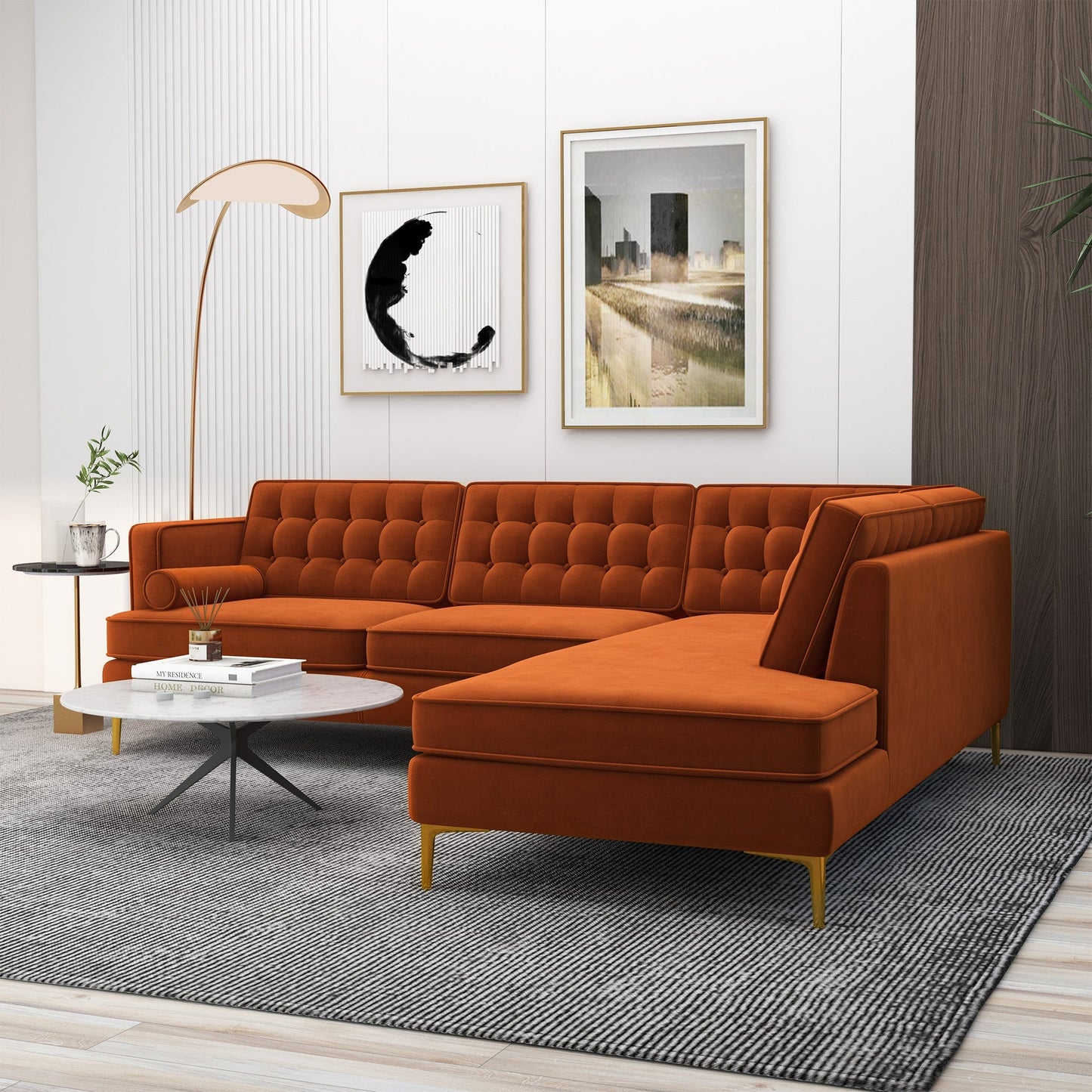 Brooke Right-Facing Sectional Sofa