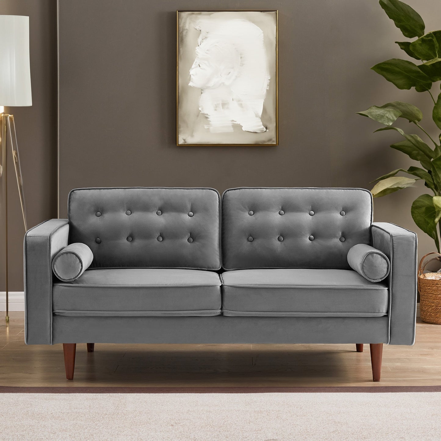 Bellamy Velvet Loveseat