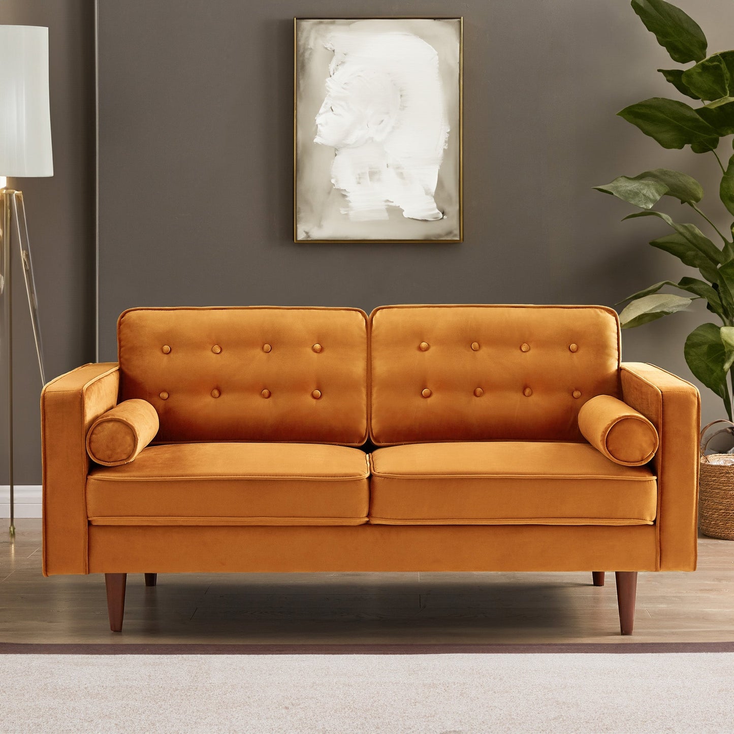 Casey Velvet Loveseat