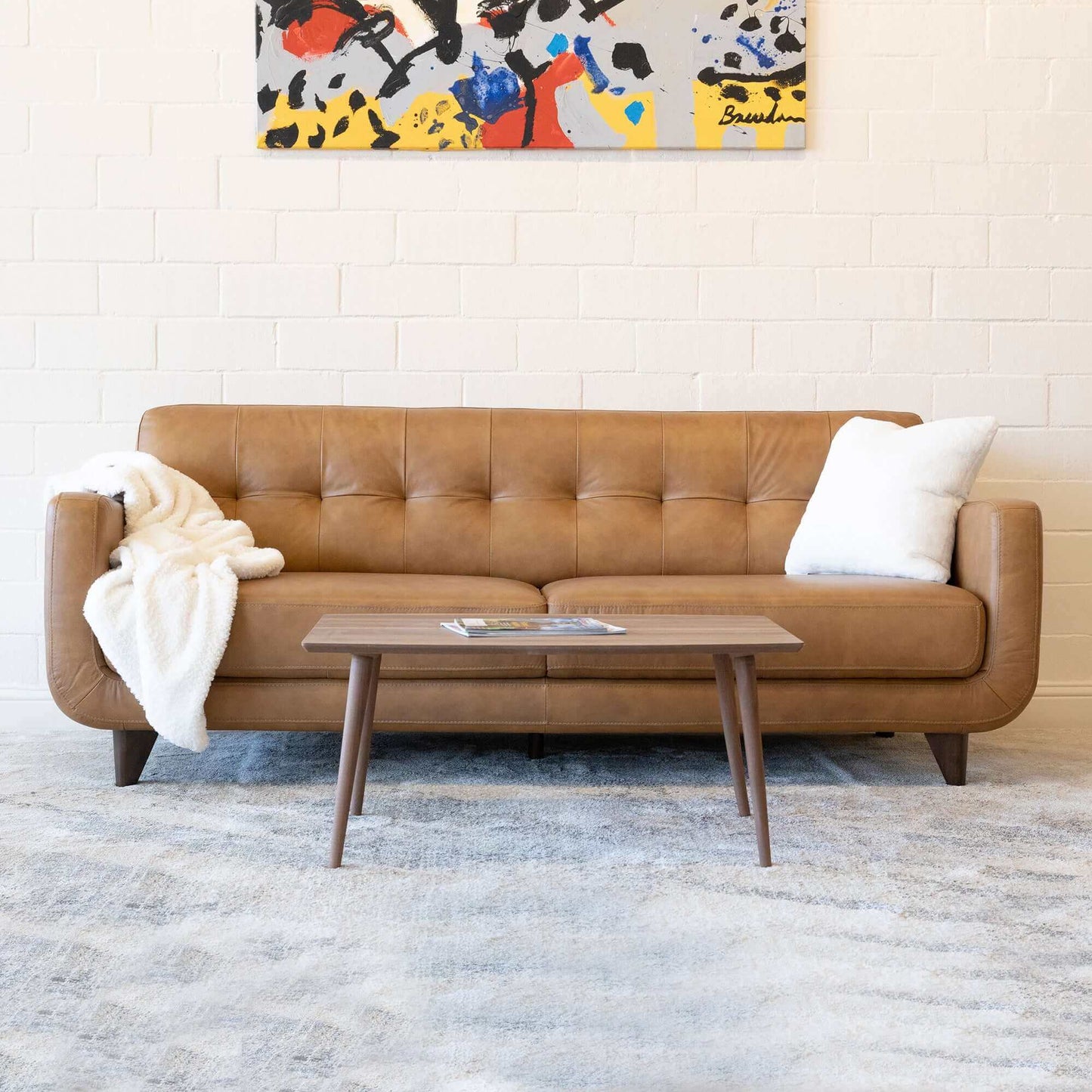 Allison Leather Sofa