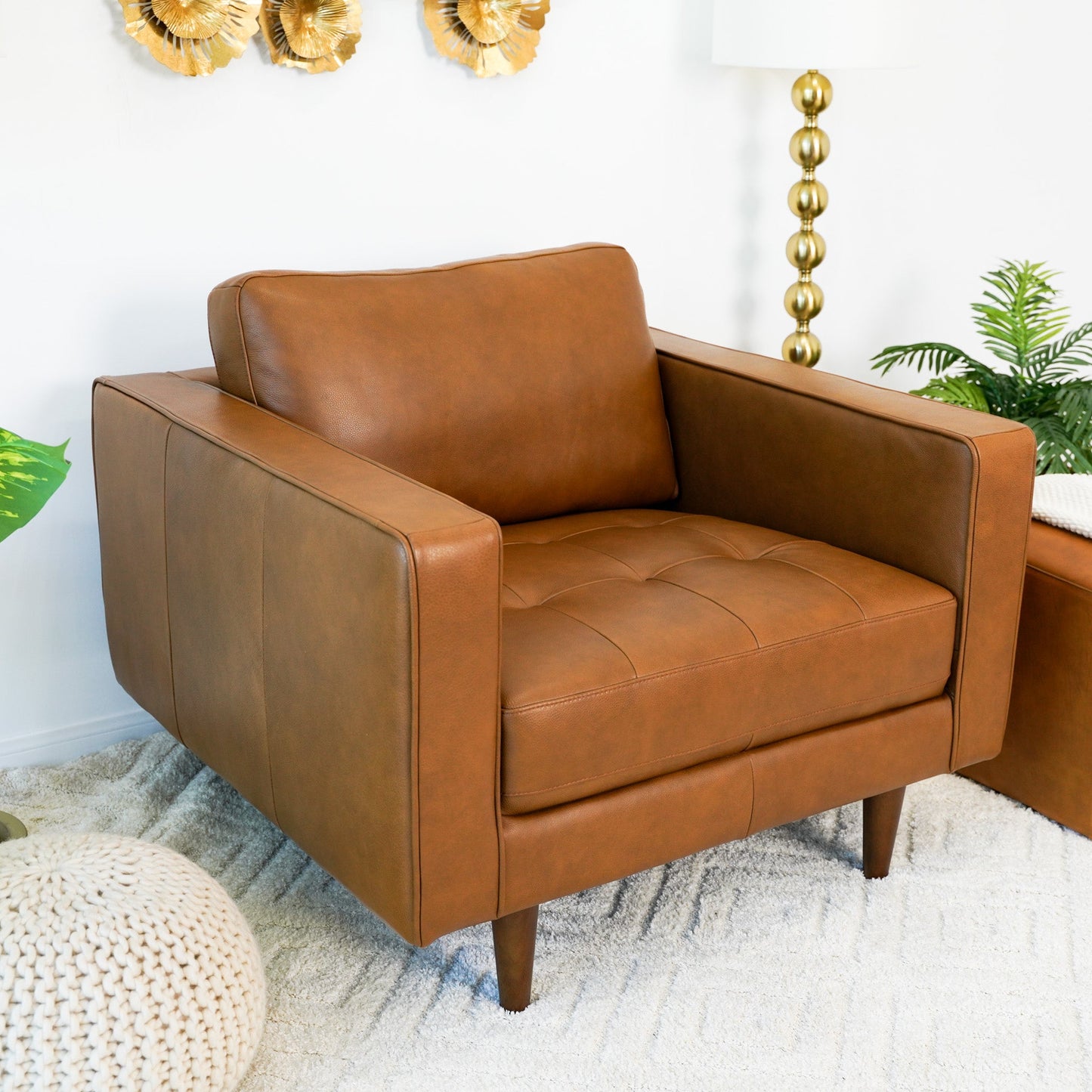 Lysander Leather Lounge Chair