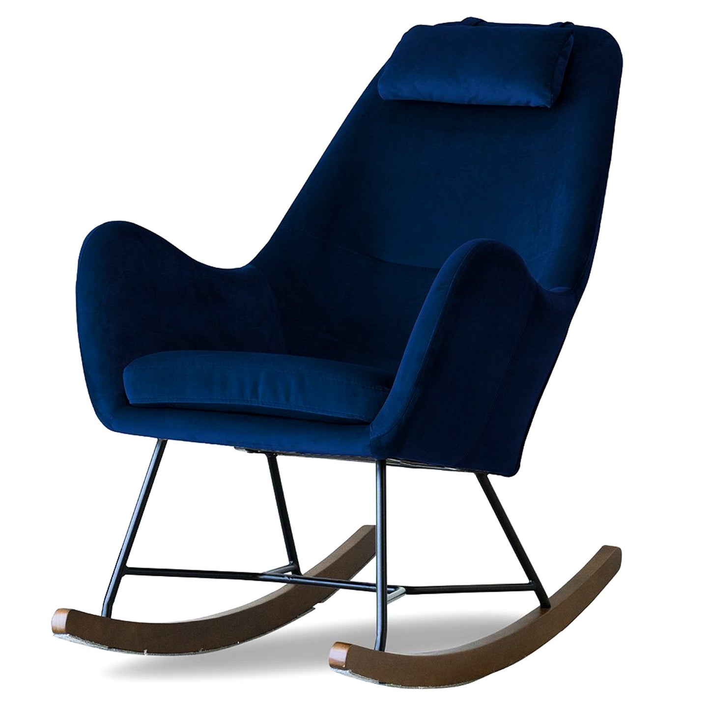 Chloe Velvet Rocking Chair