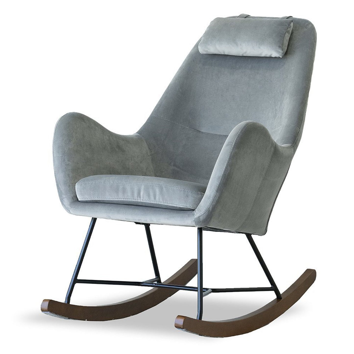 Eamon Velvet Rocking Chair