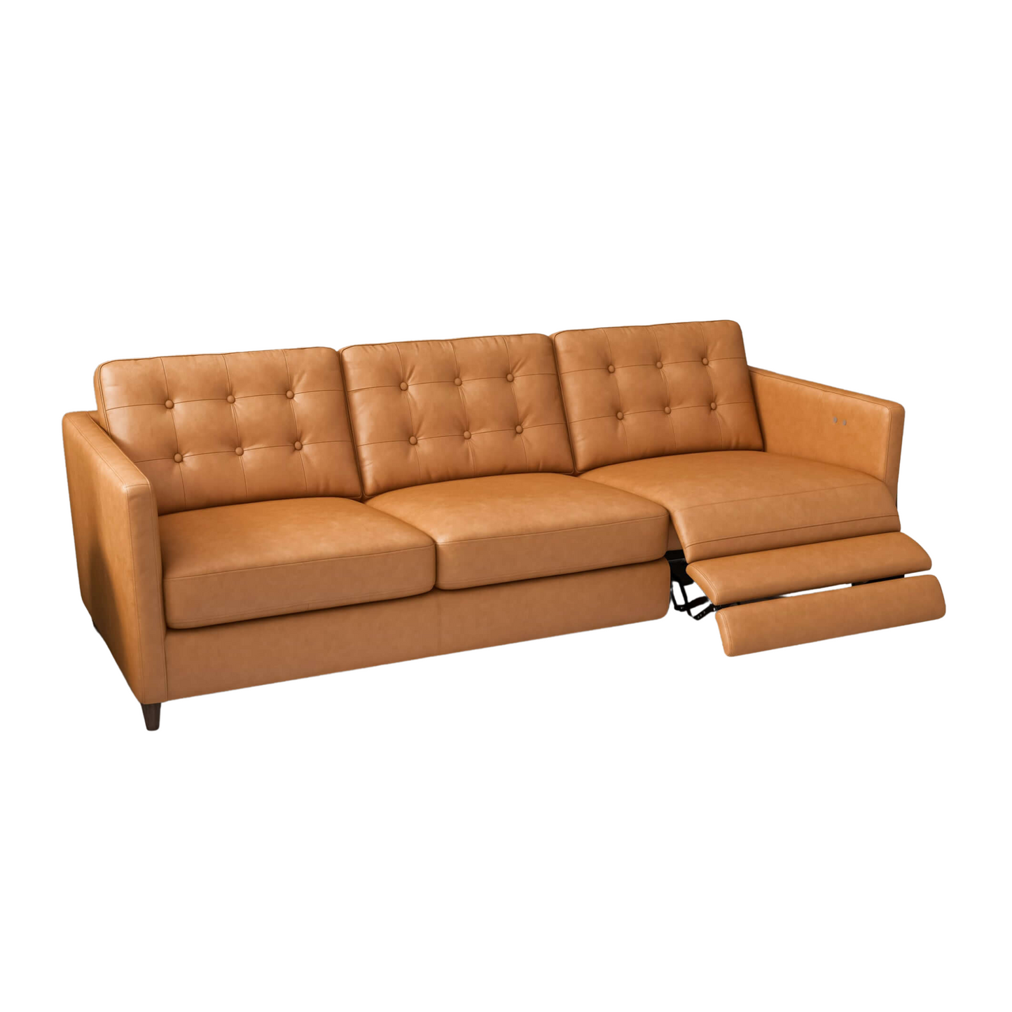 Christopher Right-Facing Leather Electric Inclining Sofa