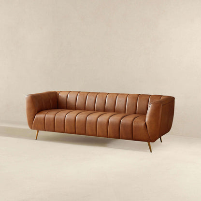 Ava Leather Sofa