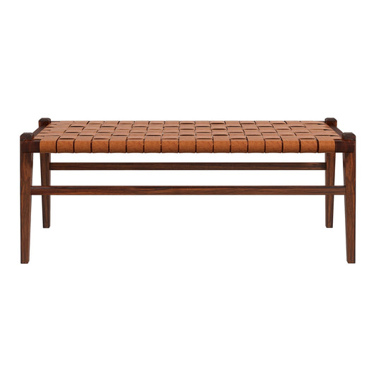 Zanaris Leather Bench