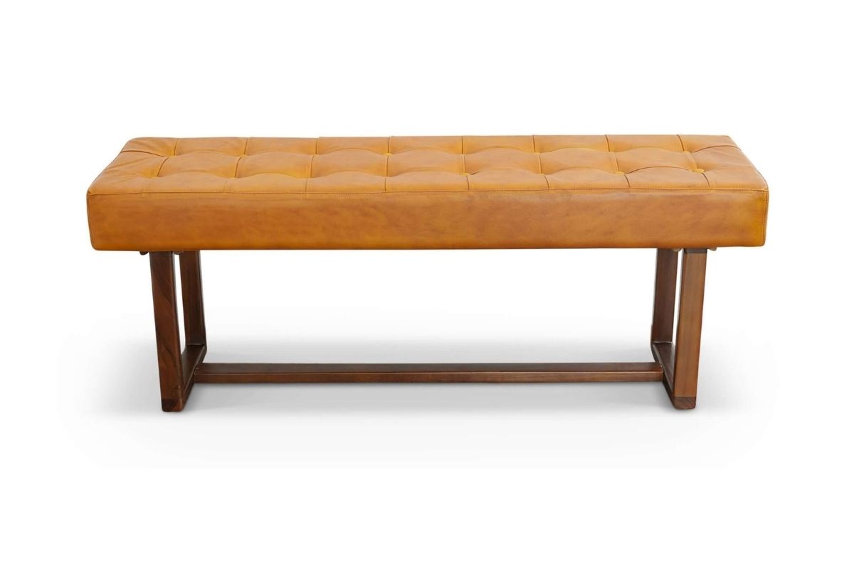 Eaton Bench Stamps Home Furniture Upholstered Benches