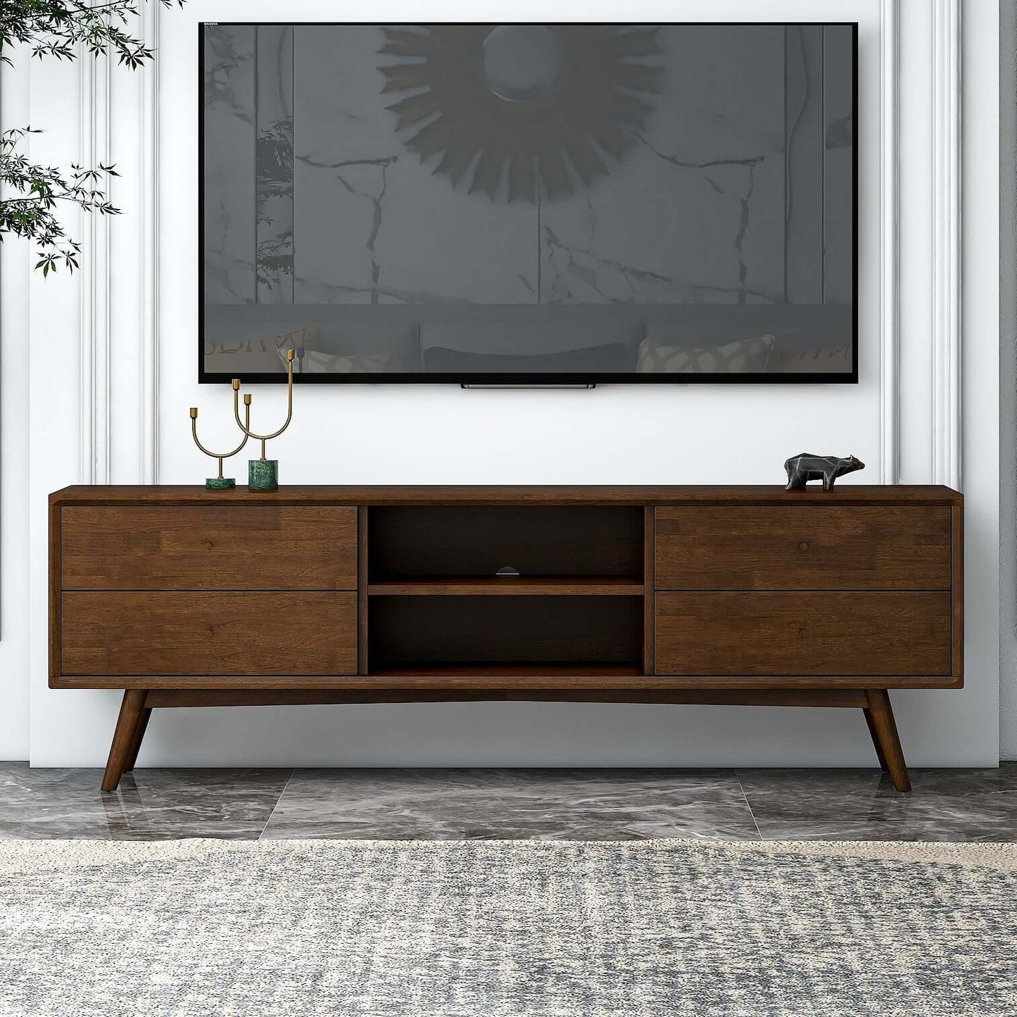 Crawford Media Console stamps-home-furniture