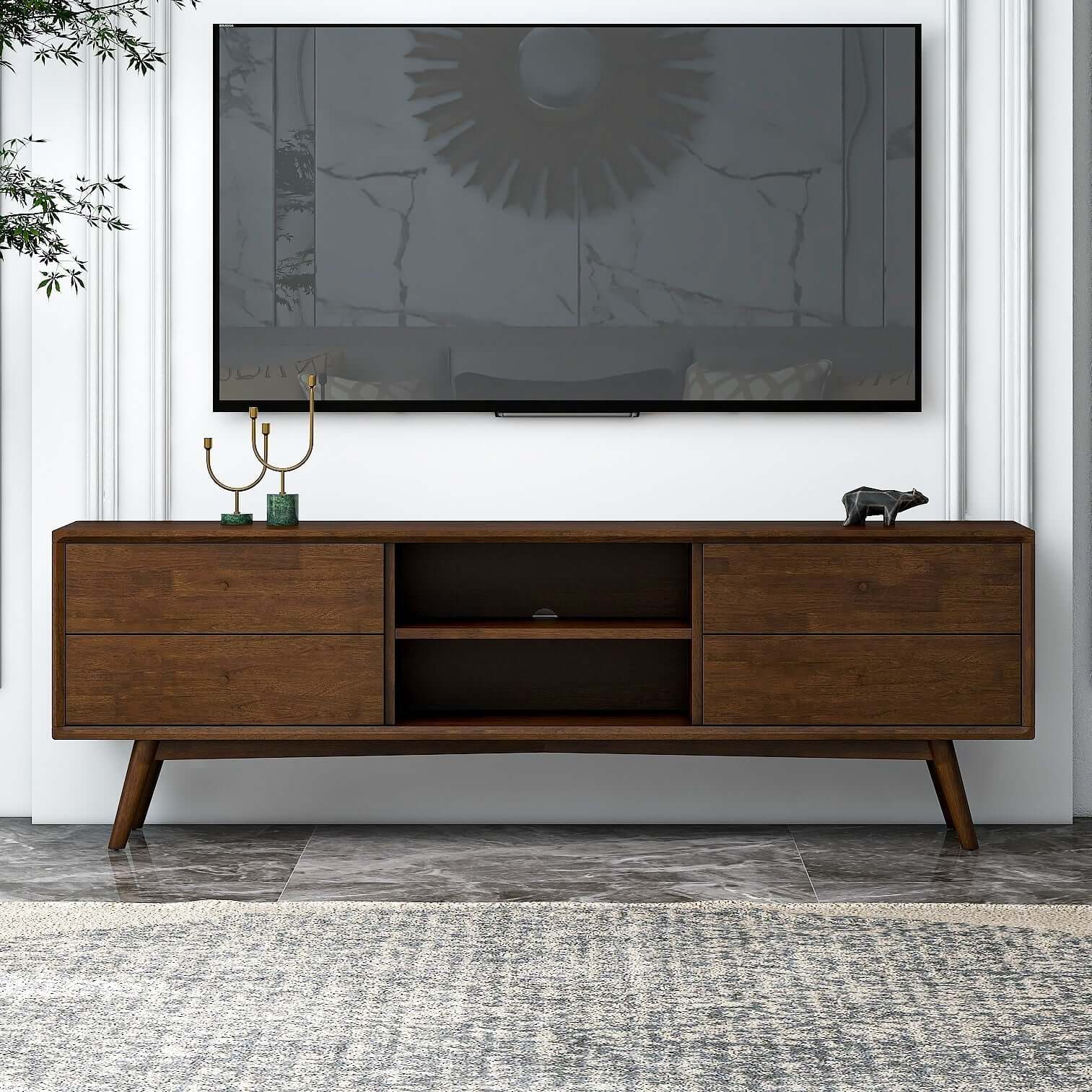 Crawford Media Console stamps-home-furniture