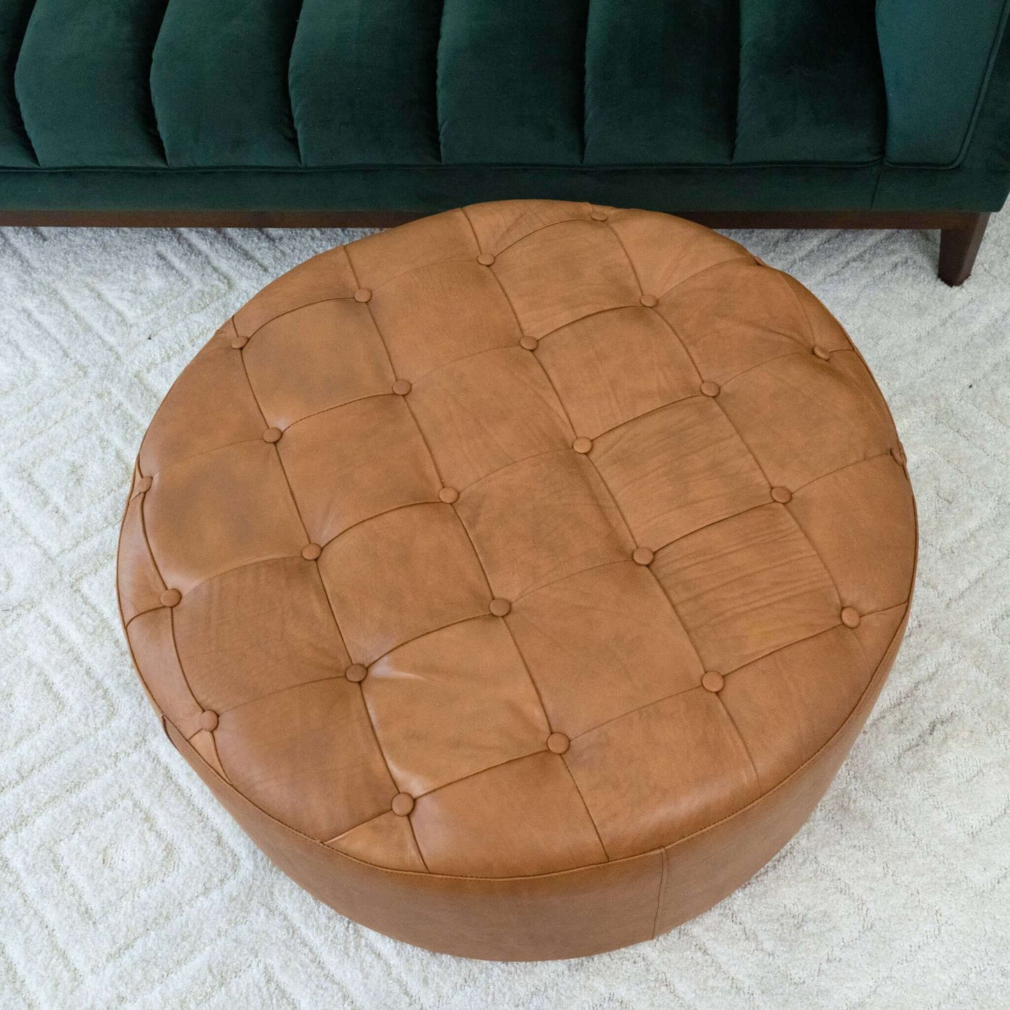 Seletar Leather Ottoman