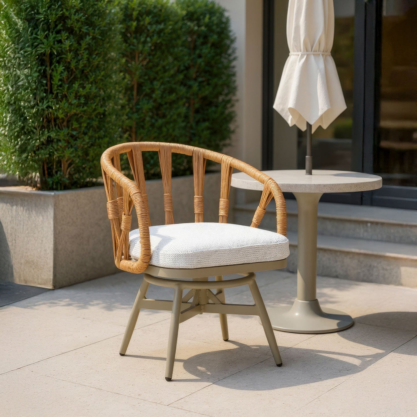 Dartmouth Outdoor Swivel Dining Chair stamps-home-furniture