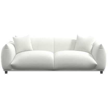 Emma Mid Century Modern Luxury Cream Boucle Sofa