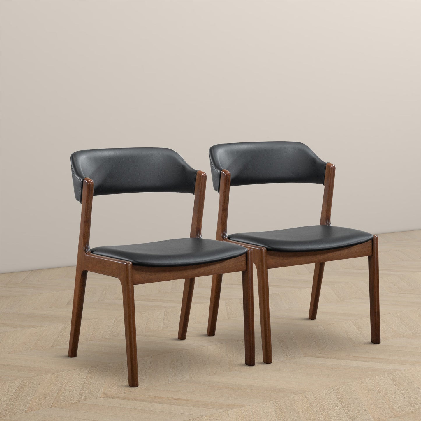 Arlington Leather Dining Chairs - Set of 2