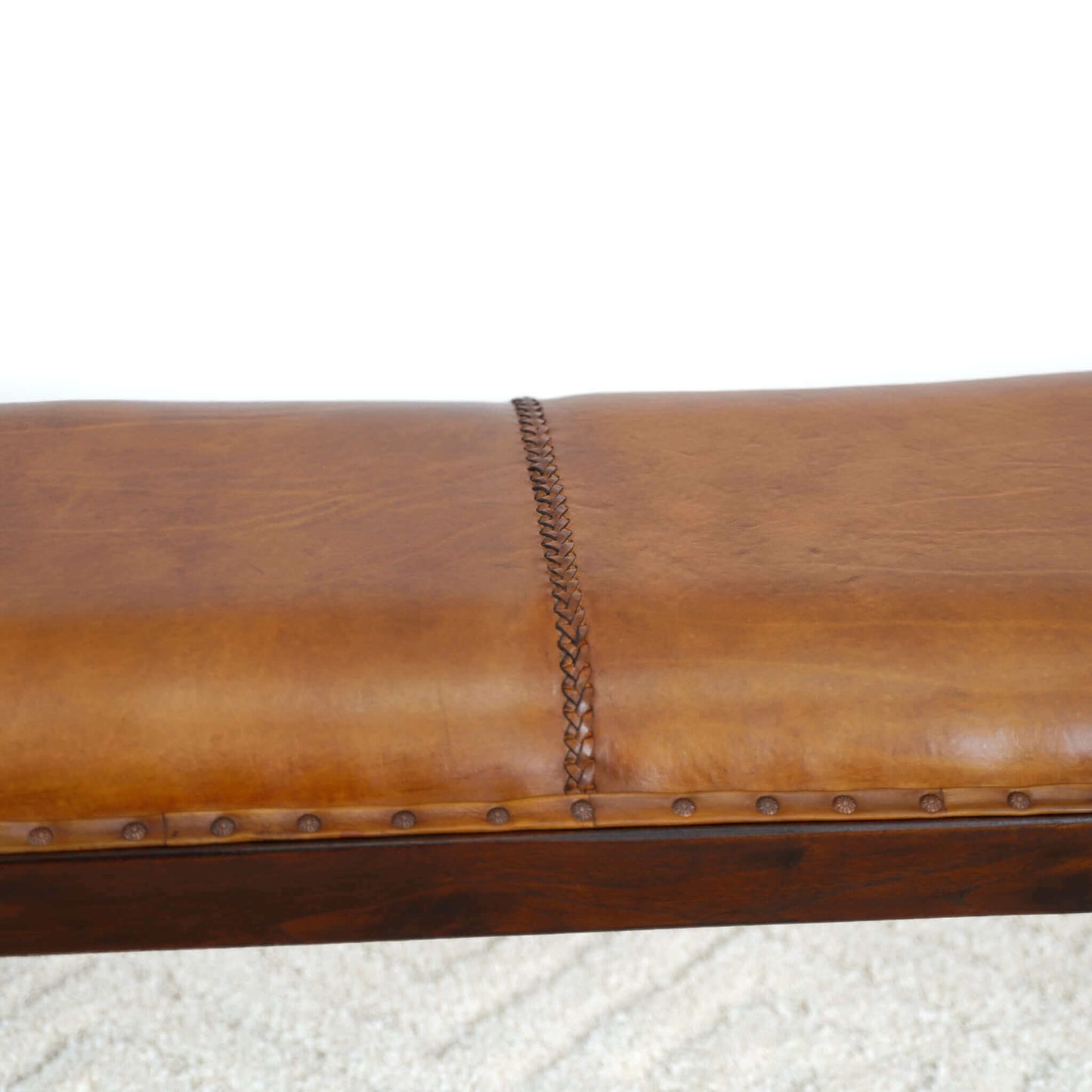 Chad Leather Bench