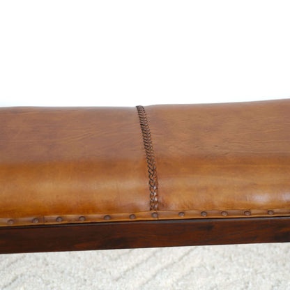 Chad Leather Bench