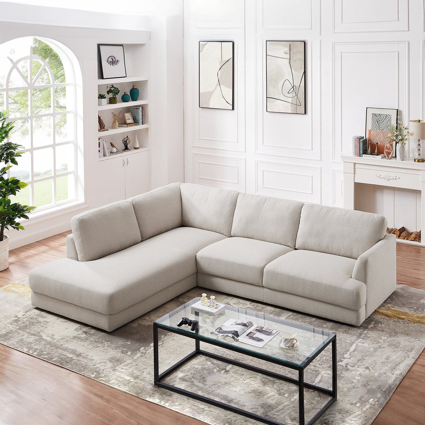 Glander Left-Facing Sectional Sofa