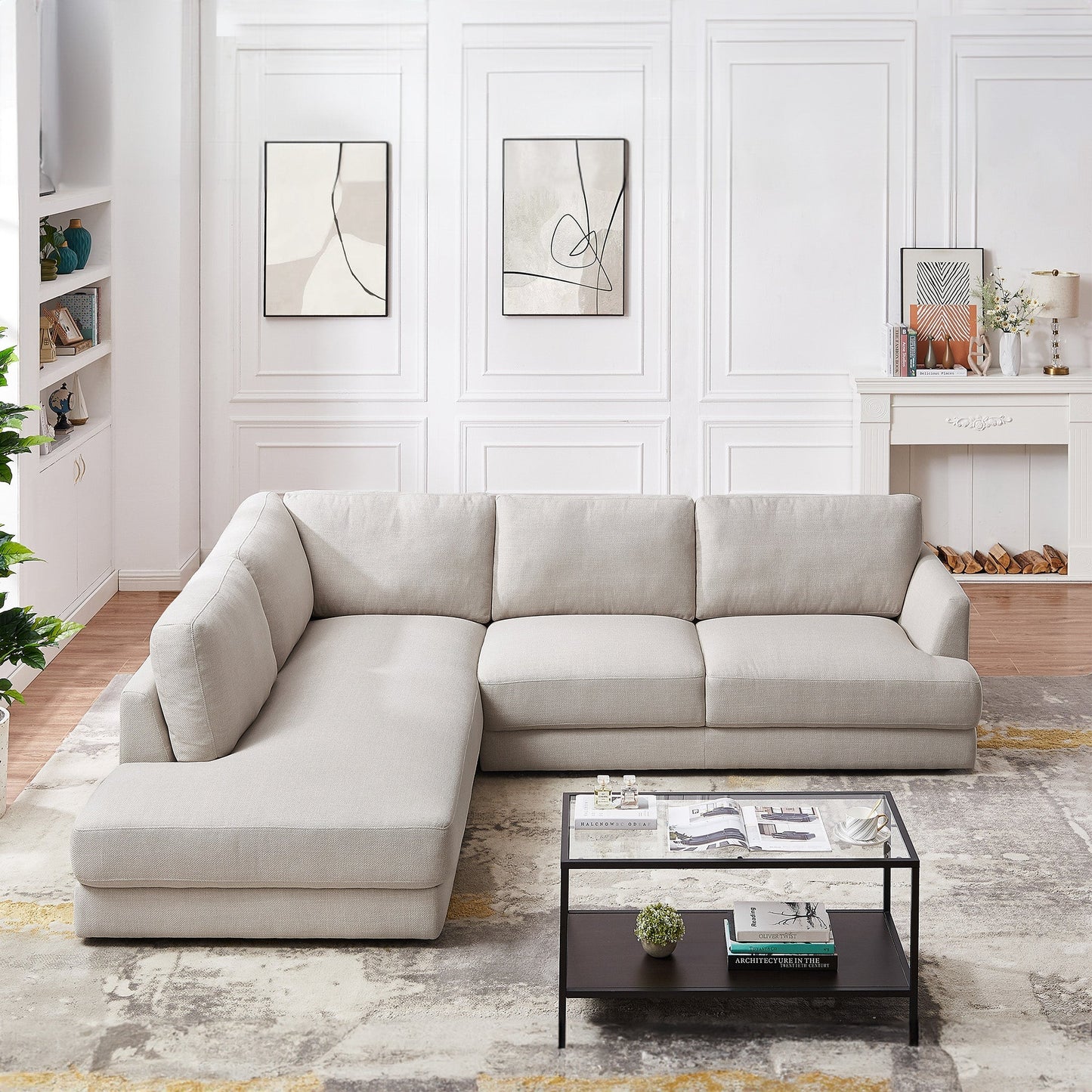 Glander Left-Facing Sectional Sofa