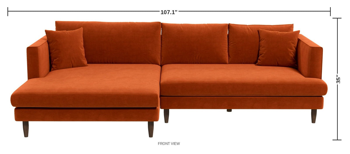 Hawthorne Sectional — dimensions